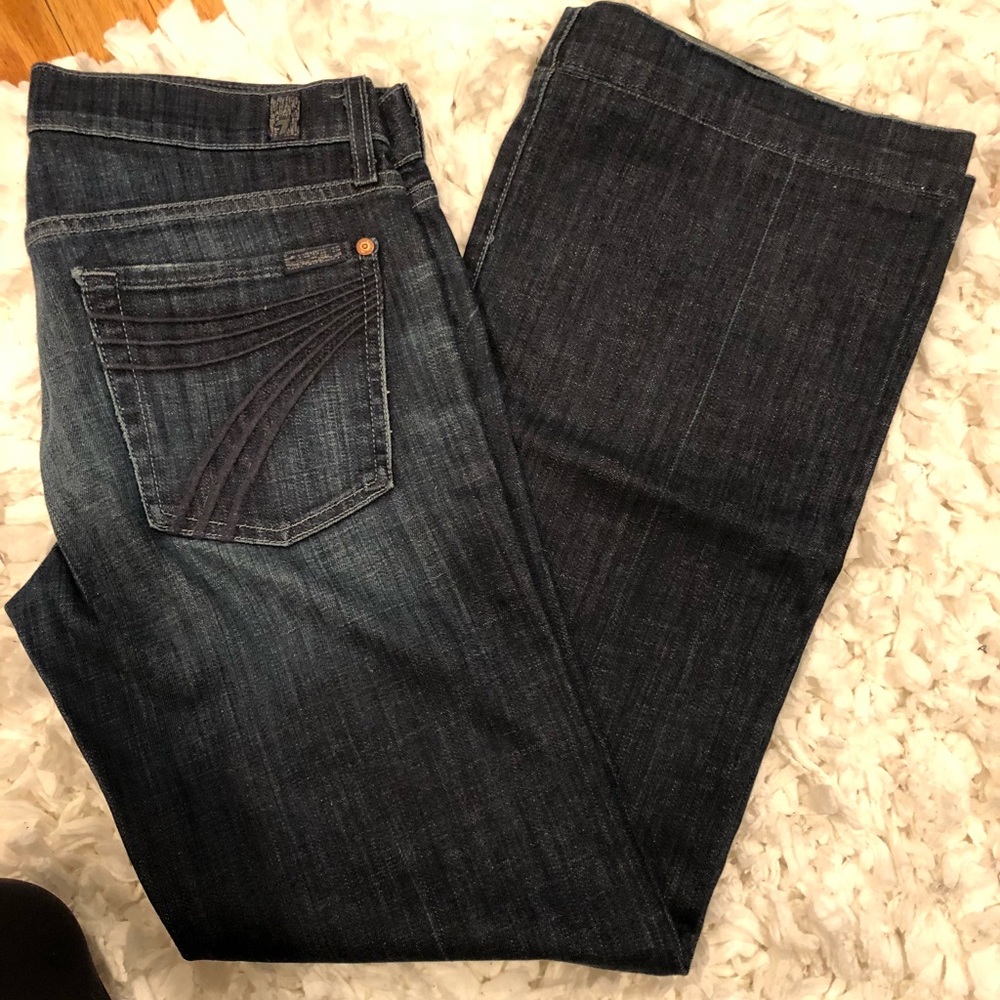 Straight leg jeans